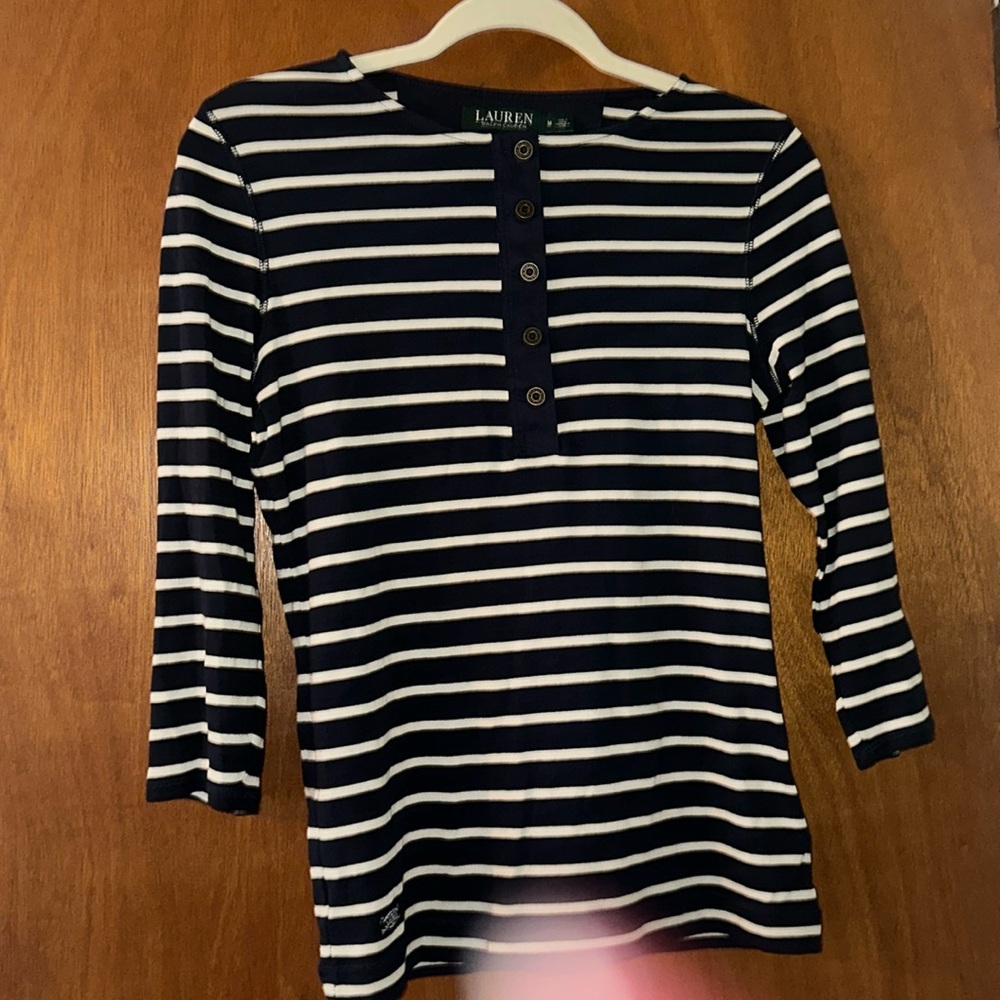 Lauren Ralph Lauren size M 100% cotton top